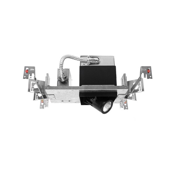 Wac Us Housing For One Light Led Precision Module - Spot 3000K MT-4LD116N-S30-BK
